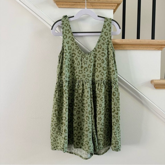 NWOT Cat & Jack Girls Shortalls Woven Romper, Size Small - Picture 4 of 6